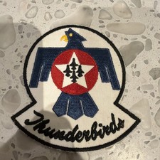Vintage USAF Air Force Flight Demonstration Team THUNDERBIRDS Patch 5” picture