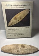 Super Fine 10 5/8 Inch Missouri Ceremonial Dance Blade With COA Arrowheads  picture