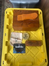 GET YOUR F---NG SHOE SHINE BOX TONMY HENRY HILL GOODFELLA WOODEN SHINE BOX COA picture