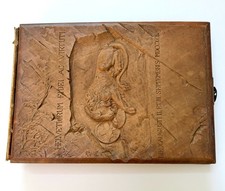 Antique Black Forest Carved Wood Photo Album 100+ Albumen Photos Europe picture