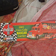 Vintage 2002 Coca Cola NASCAR Carrier , New Old Stock complete case Of 12 - BBR picture