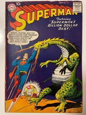 SUPERMAN #114 (1957) - INCOME TAX  comic - low/mid grade picture
