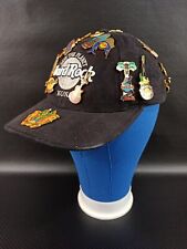 Vintage Instant Collection Hard Rock Café Pin/Pinback Kona Hawaii Black Hat picture
