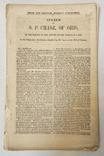 1850 Salmon P Chase Union & Freedom Slavery Compromise Henry Clay Speech picture