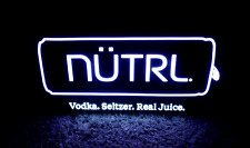 Nutrl Vodka Seltzer Real Juice Sequencing Color LED Bar Lighted Man Cave Sign picture