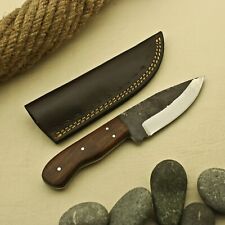 SUPERB LOOKING CUSTOM HAND MADE CARBON STEEL FIXED BLADE ROSEWOOD HANDLE KNIFE picture