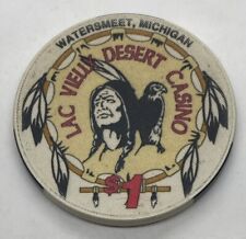 Lac Vieux Desert Casino $1 Chip Watersmeet MI Michigan Ceramic picture