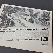 Vtg 1968 Print Ad Rupp Sno-Sport Snowmobile Mansfield Ohio picture