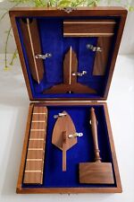 Masonic Freemason working wooden tool set  Collectible Display Gift A6 picture