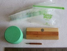 Wood Desk Stand Disc Magnet Herb Grinder Debowler Vap Baggies Dyna Accessories picture