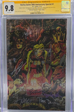 🔥🃏HARLEY QUINN 30TH ANNIVERSARY #1 CGC 9.8 SS 6x SIGNED VIRGIN VARIANT FOIL🔥 picture