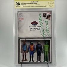 Star Wars #64 CBCS 9.8 SS Paul Blake & JTC - Wonderworld Figure Variant -Not CGC picture