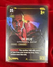 The Relic - Experimental Biochip - Iconic Rare B163 Cyberpunk TCG Beta picture