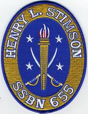 USS Henry L. Stimson SSBN 655 - Crest - Submarine Patch - Cat No B911 picture