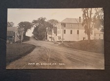 Athens Maine - Main Street - RPPC - Antique Photo Photograph Art Postcard  picture