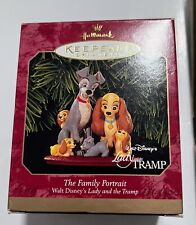 The Family Portrait Disney's Lady and the Tramp Hallmark Keepsake ornament 1999 picture