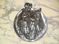 Art Noveau Germany Pewter Wall Plaque Wmf picture