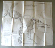Topographical Map Mohawk River Wood Creek NY 1851 R.H. Pease 18 3/8
