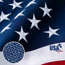 6' X 10' American Flag US USA EMBROIDERED Stars Sewn Stripes Brass Grommets picture