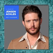 Jensen Ackles 2027 Wall Calendar 12 Month Celebrity Photo Fan Collectible picture