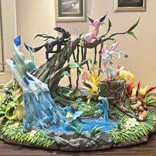 1/8 Eeveelution Pocket Monster Anime PVC Figurine Model Decoration Ornament Gift picture