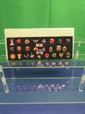 Lot of Vintage AMA American Motorcycle Association Metal Lapel Pins Pinbacks USA picture