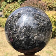 9.13LB Natural Beautiful Blue amphibole ball Quartz Crystal Sphere Healing 892 picture
