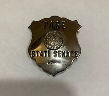 Oklahoma State Senate Page Pin Metal Badge Clerk Government picture