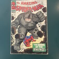 The Amazing SPIDER-MAN # 41 (1966) First Appearance of RHINO Presents Well picture