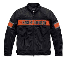Harley Davidson Men’s Trenton Colorblocked Mesh Riding Jacket/ 98111-16VM 4XL picture