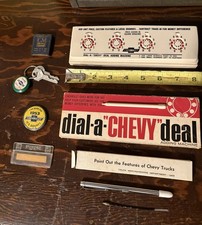 Vintage Chevrolet Salesman Promotional Items. Unique Chevy Collectibles picture