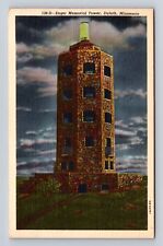 Duluth MN- Minnesota, Enger Memorial Tower, Antique, Vintage Souvenir Postcard picture