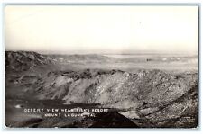 1942 Desert View Near Fisk's Resort Mount Laguna California RPPC Photo Postcard picture