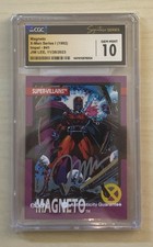 1992 Impel X-Men Series 1 Magneto #41 CGC 10 — Jim Lee Signature Series Auto picture