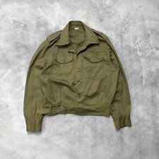British Army Denim Battledress WW2 Jacket Reproduction 1942 Olive Size 40 picture