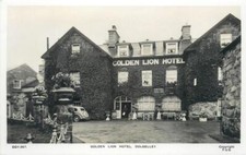 Dolgelley Wales Golden Lion Hotel OLD PHOTO picture