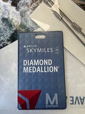 NEW 2026 Delta Diamond Medallion & Million Miler Bag Tag - One picture