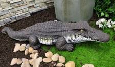 Large Realistic Prowling Alligator Crocodile Yard Garden Home Statue 39