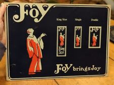 Vintage Foy Cigarette Papers Vintage Ad Metal Advertising Rare Sign  picture