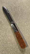 Great Eastern Cutlery #15 TC Barlow Glitter Gold Acrylic GEC 152121 picture