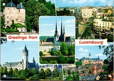 Luxembourg City Luxembourg Scenic Views Continental Postcard C012 picture