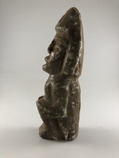 Pre columbian rock figure, antique sculpture, prehispanic authentic stone F6.4 picture