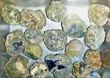 JoNGD: Each 1-lb LOT = (10 to 14 Rough Thunderegg HALVES)Tumbling Rocks Geode picture