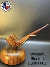 Vintage Wessex Blasted Dublin 602 Tobacco Pipe picture