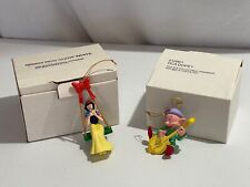 Vintage Mickey & Friends Christmas Ornament Collection Snow White Dopey picture