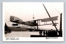 RPPC RNAS RFC Short Seaplane 225 184 Torpedo Bomber FLIGHT Photograph Postcard picture