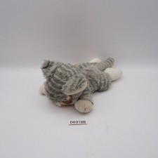 D0310B Wachifield Dayan Cat Grey Laying  Plush Stuffed 5