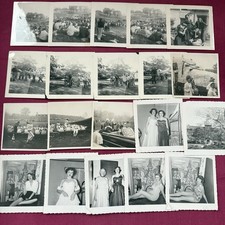 Vtg. 1951 Lot Of 20 Miami Univ. Of Ohio Homecoming Pics - Frat Float - Football picture