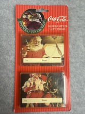 Vintage Coca Cola Gift Tags Set Of 16 Unopened New Old Stock Christmas Holidays picture