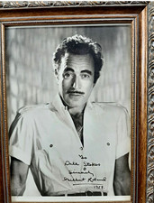 Cisco Kid Gilbert Roland, Autographed Photo 1959 picture